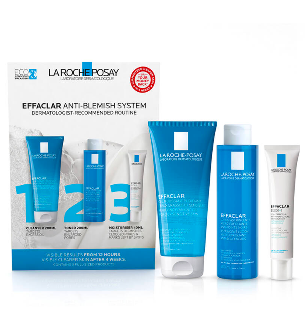 La Roche-Posay Effaclar 3-Step Anti-Blemish System Set