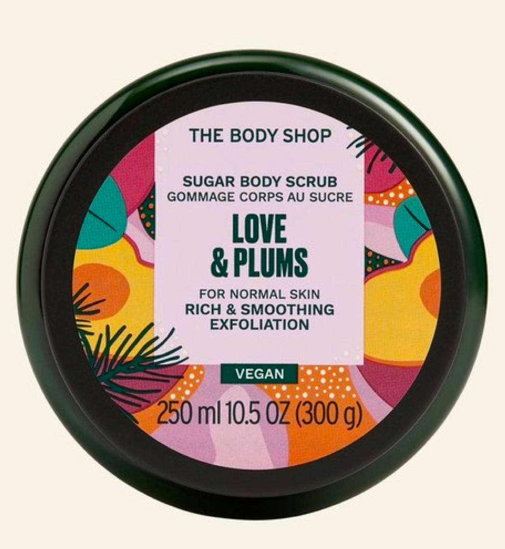 The Body Shop Sugar Body Scrub - Love & Plums