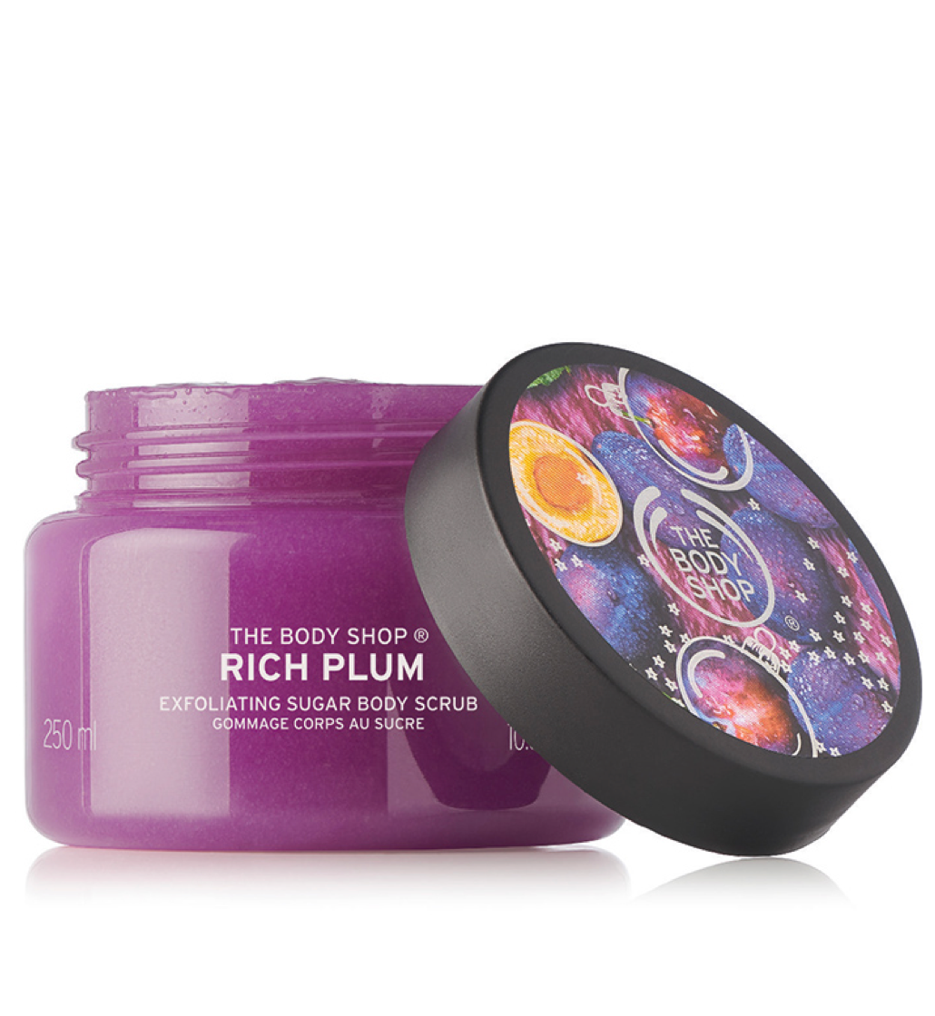 The Body Shop Body Scrub - Rich Plum