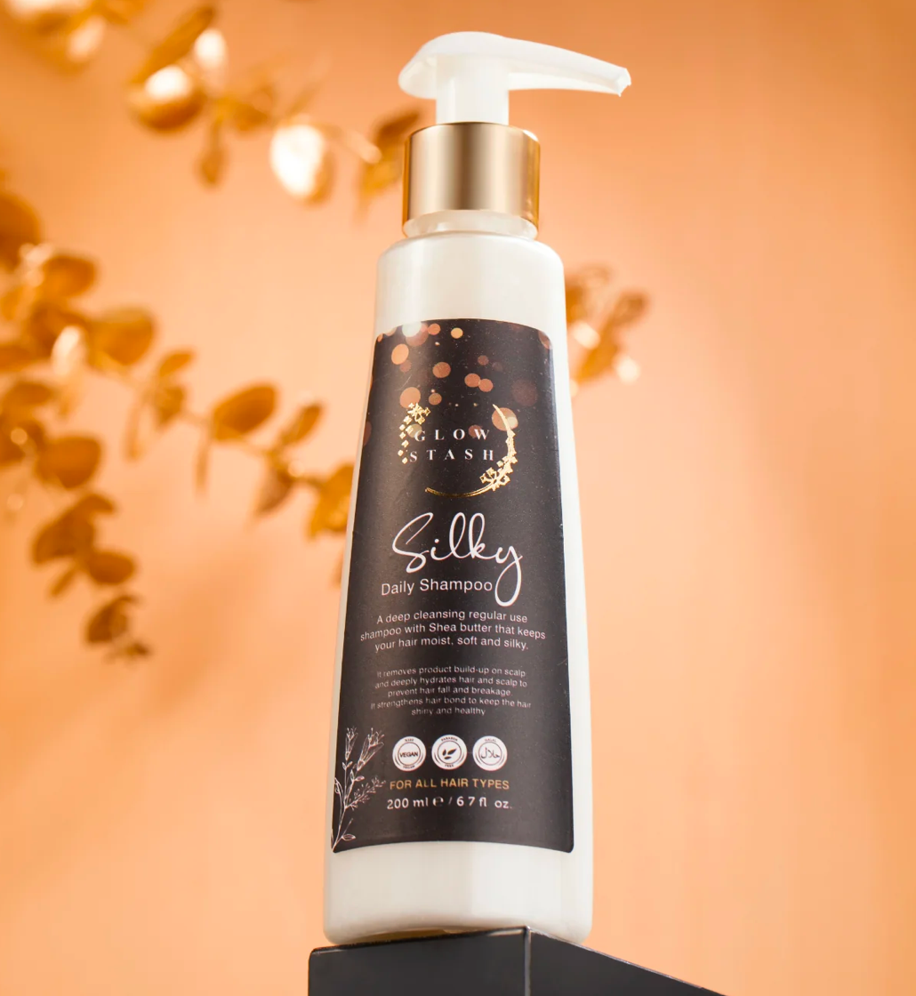 GlowStash Silky Daily Shea Shampoo