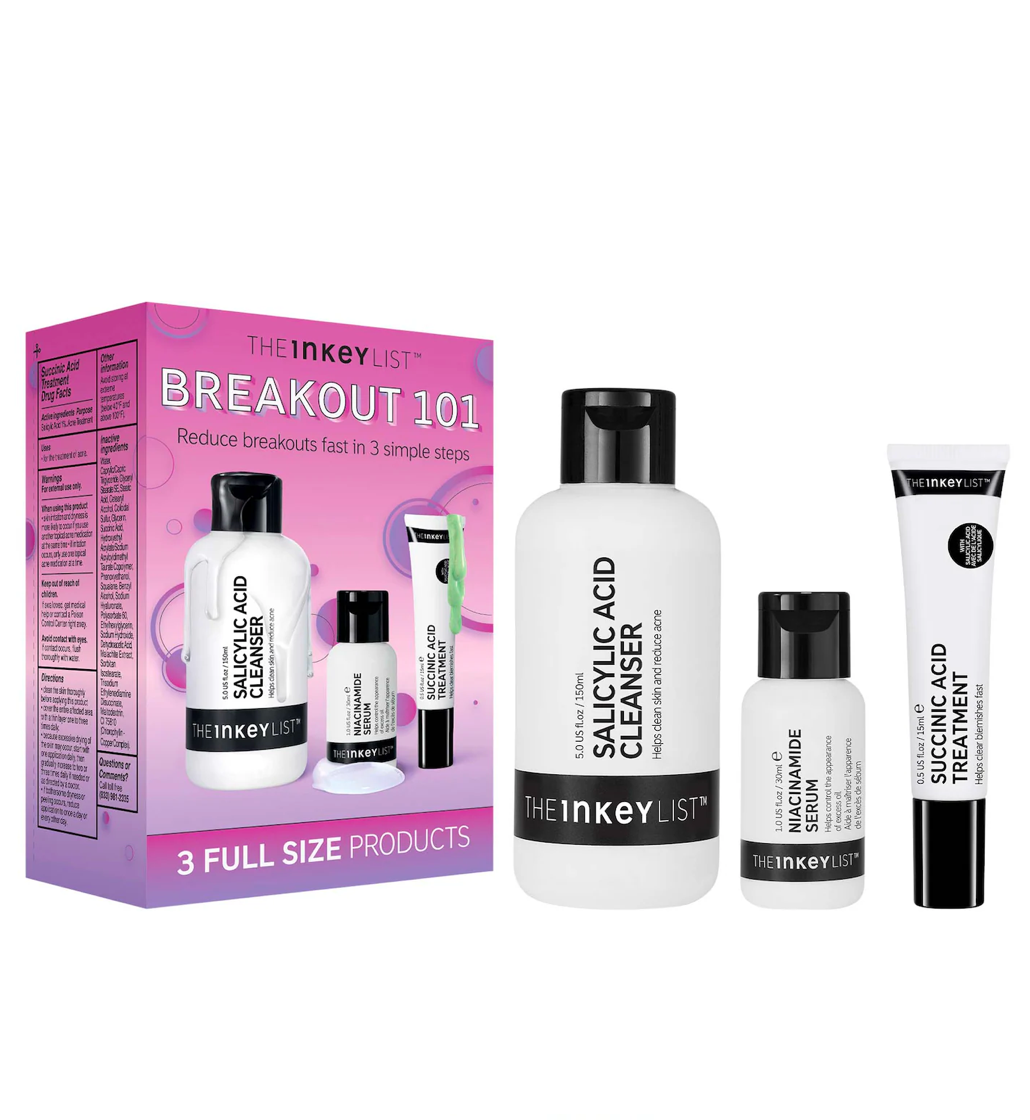 The Inkey List Breakout 101 Skincare Set