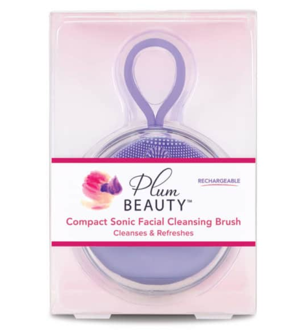 Plum Beauty Compact Sonic Facial Cleansing Brush