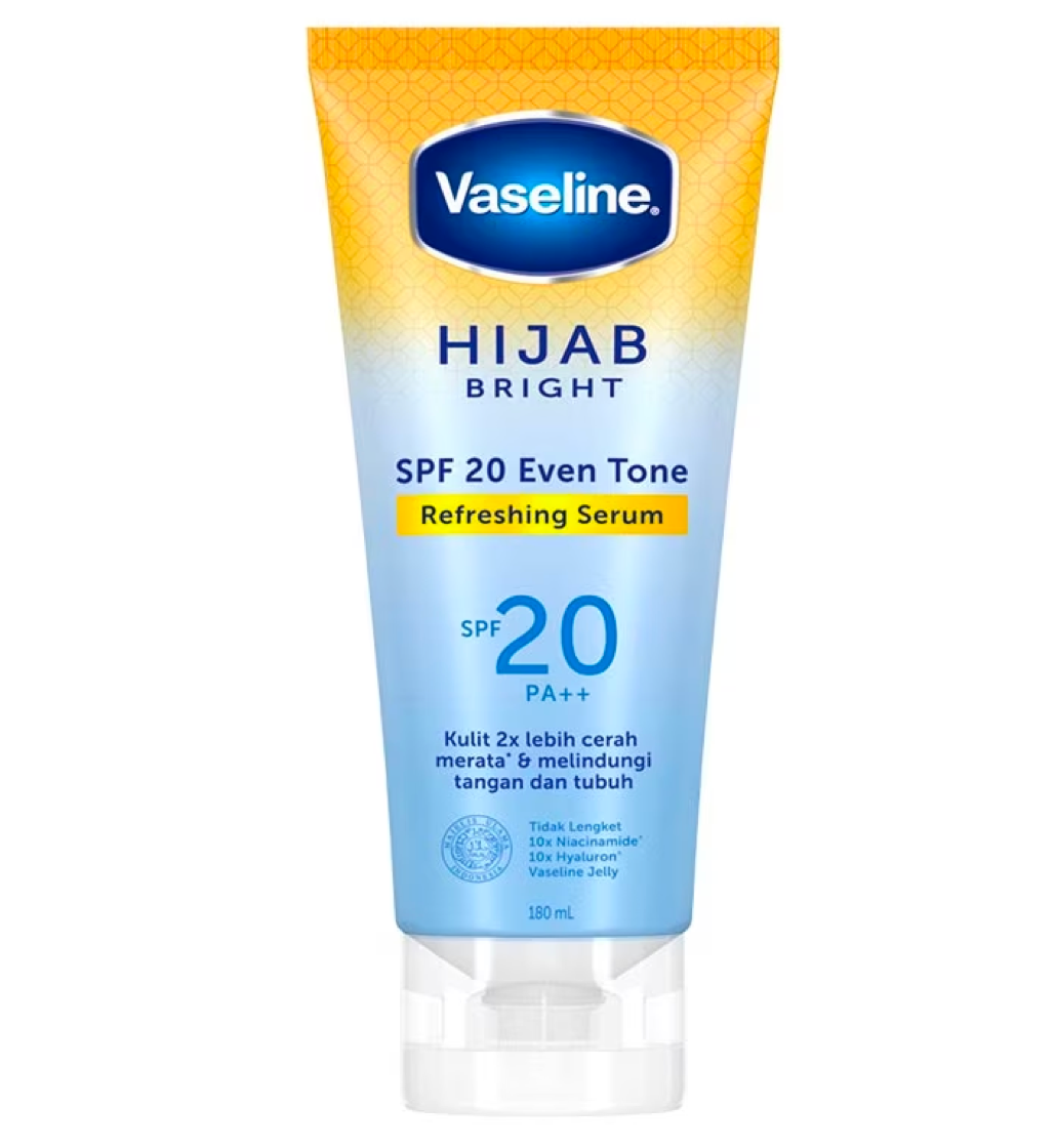 Vaseline Hijab Bright Refreshing Serum Even Tone SPF 20 PA++