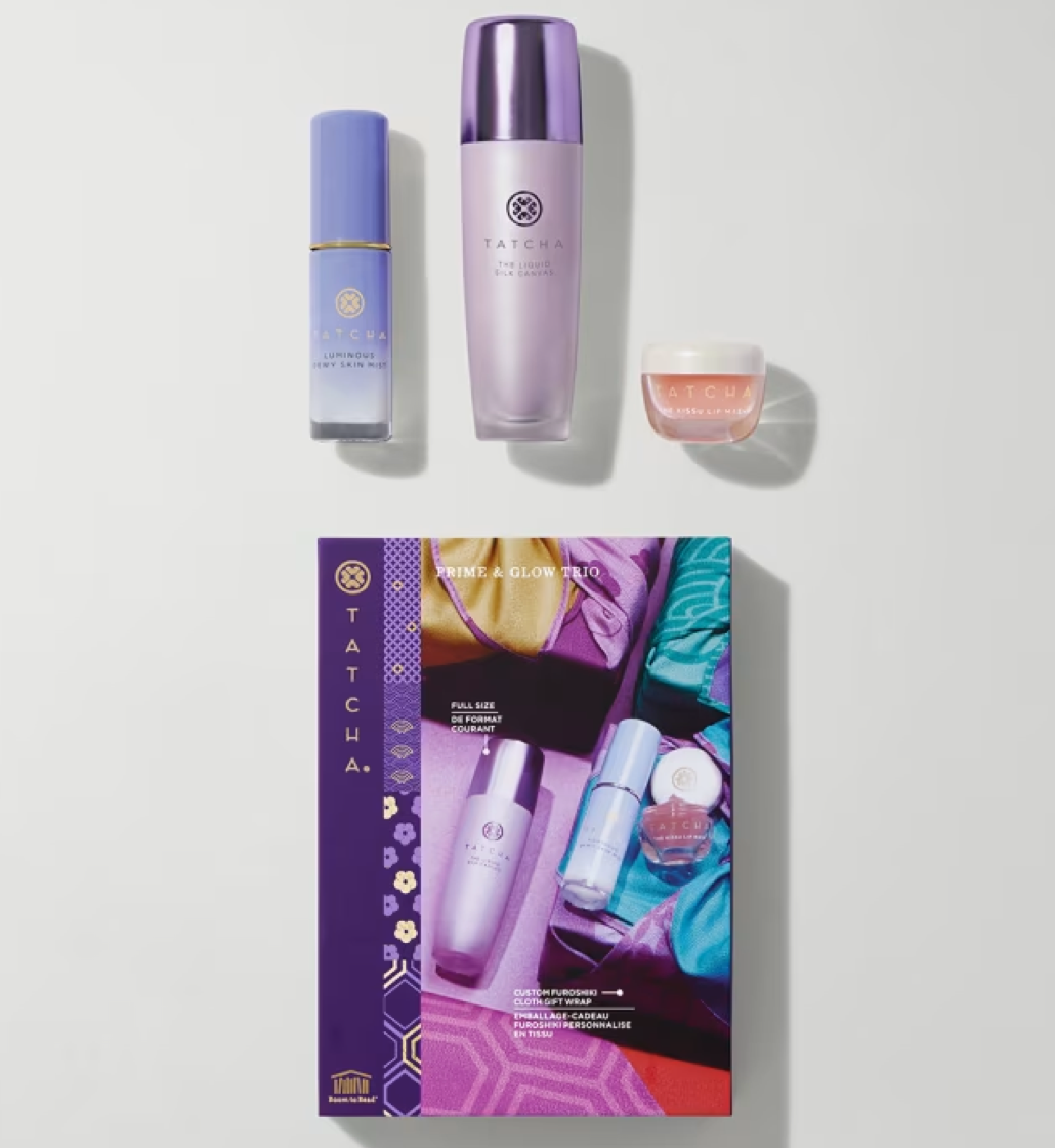 Tatcha Prime & Glow Trio Value Set