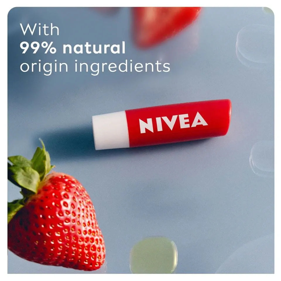 Nivea Strawberry Shine Lip Balm