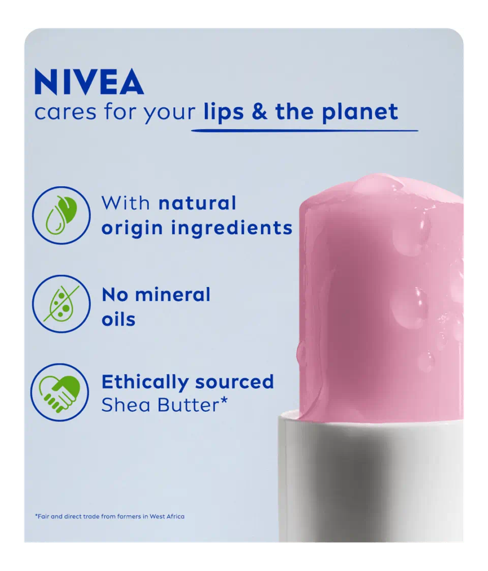 Nivea Soft Rose Long Lasting Lip Balm