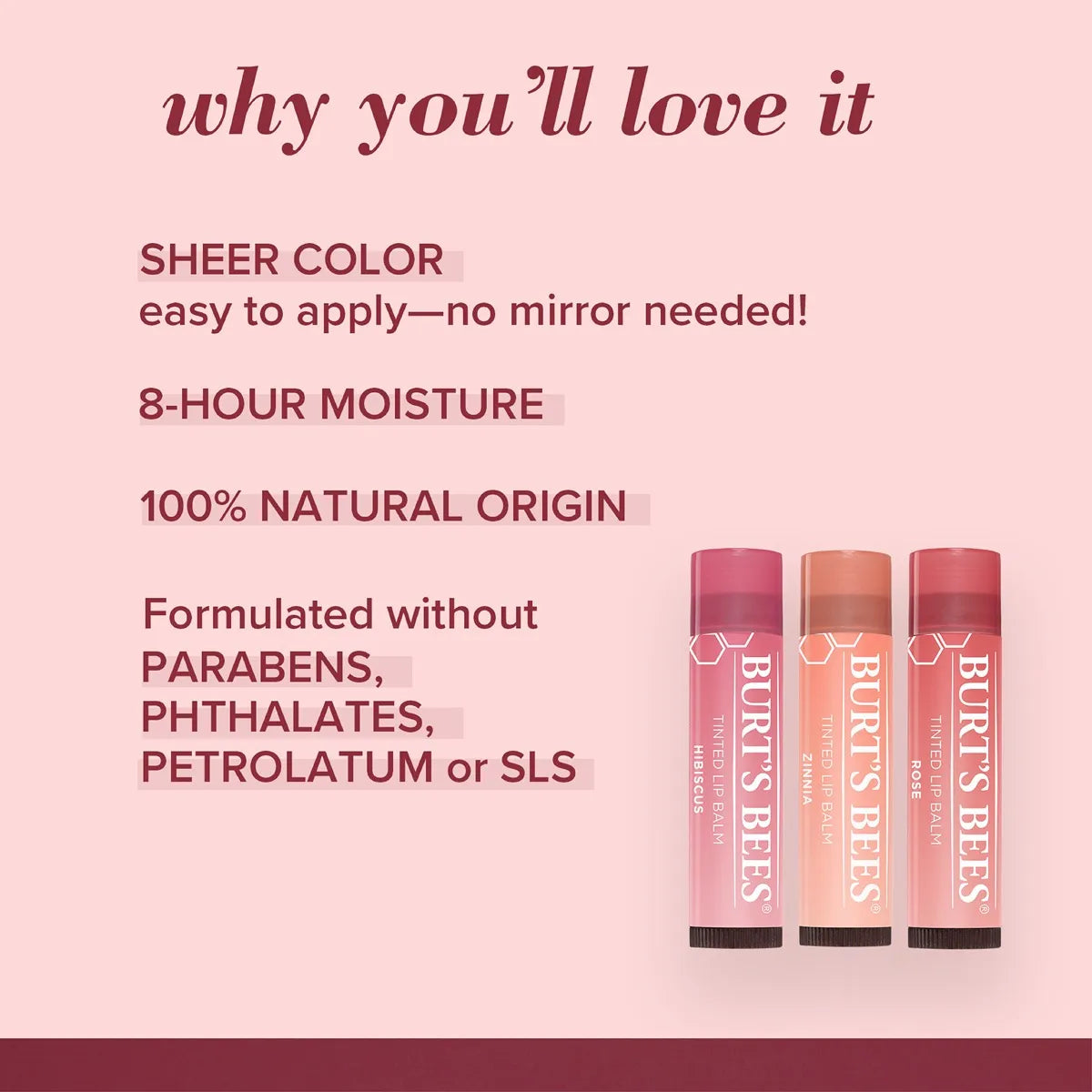 Burt's Bees Tinted Lip Balm