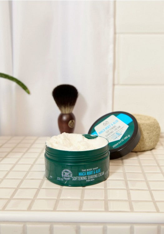 The Body Shop Maca Root & Aloe Softening Shaving Cream For Men