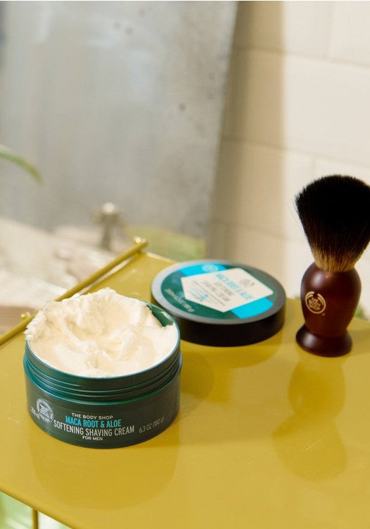 The Body Shop Maca Root & Aloe Softening Shaving Cream For Men