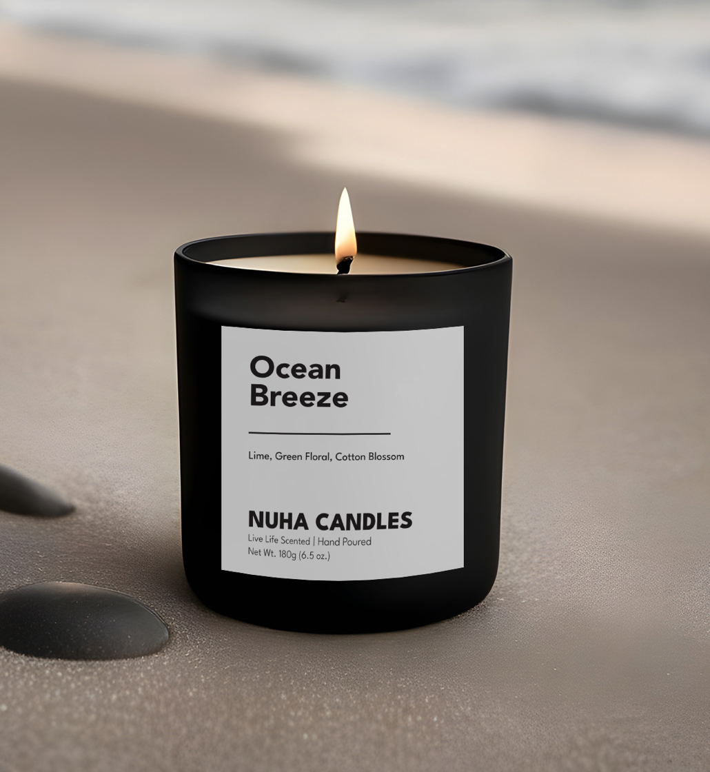 Nuha Candles Scented Candle - Ocean Breeze