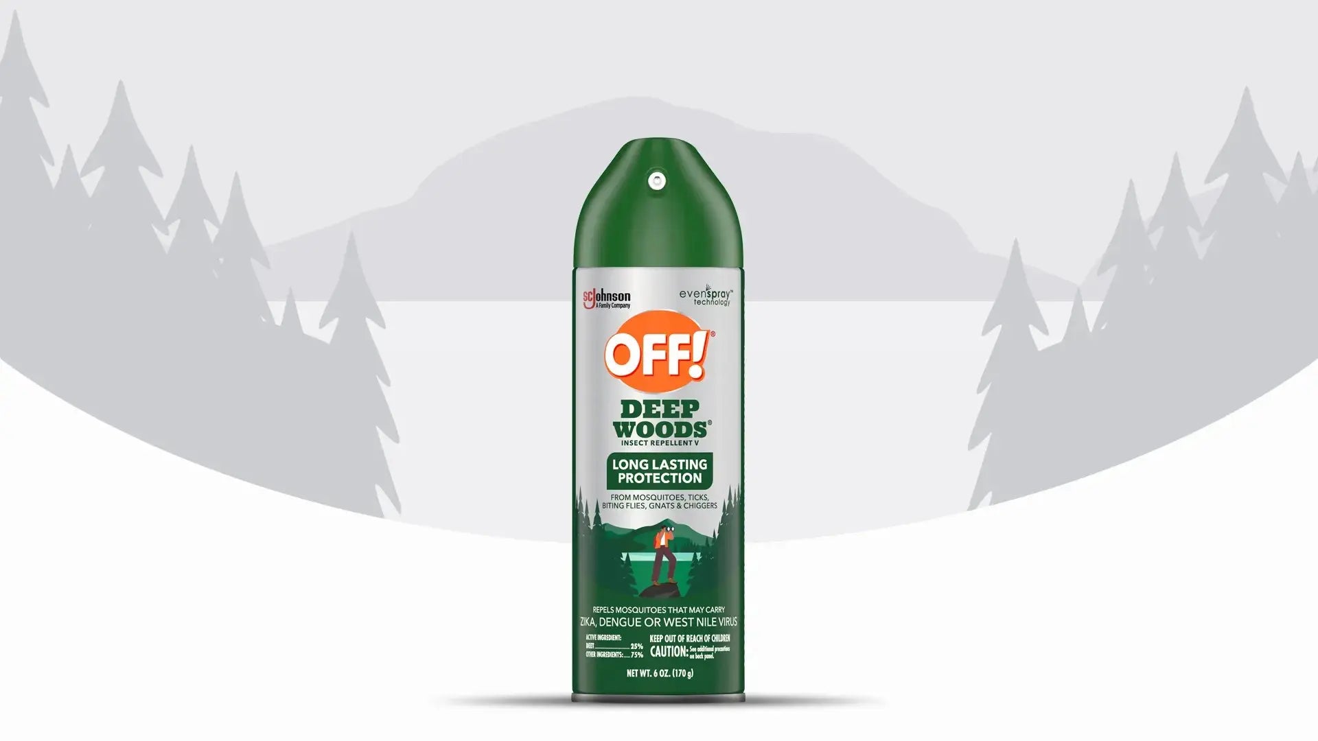 OFF! Deep Woods Insect Repellent Long Lasting Protection