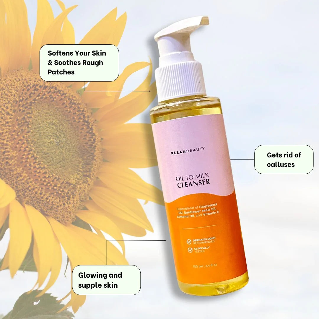 Klean Beauty Oil to Milk Cleanser