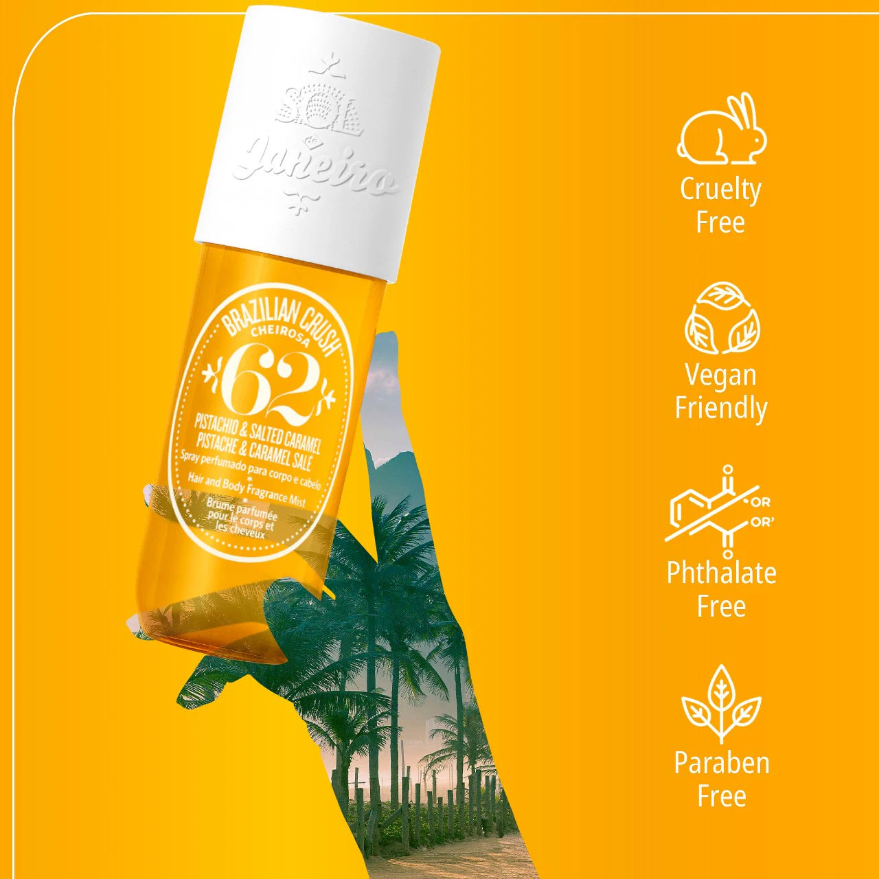 Sol de Janeiro Brazilian Crush Cheirosa ’62 Bum Bum Hair & Body Fragrance Mist