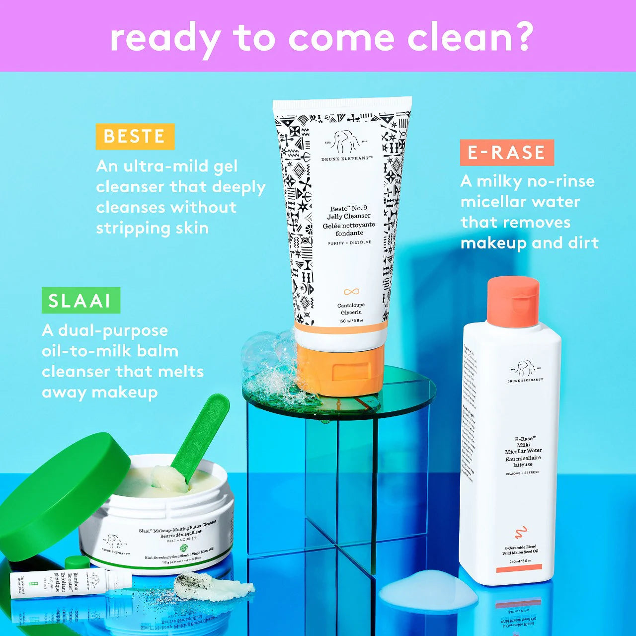 Drunk Elephant Slaai™ Makeup-Melting Butter Cleanser