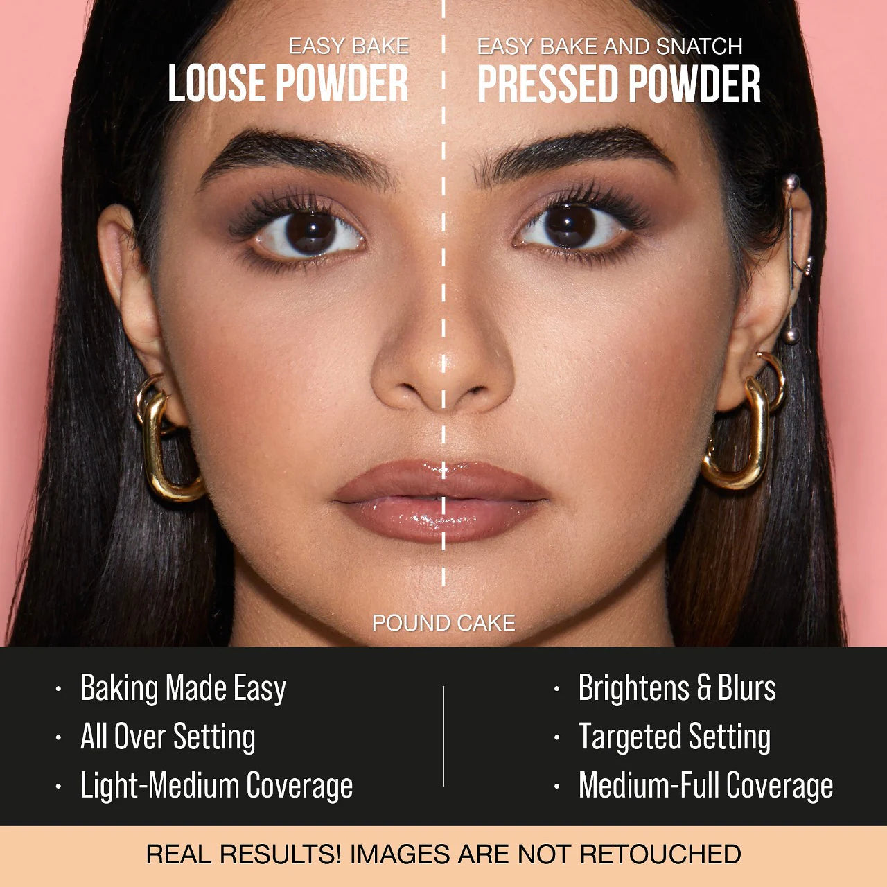 Huda Beauty Easy Bake And Snatch Pressed Brightening and Setting Powder