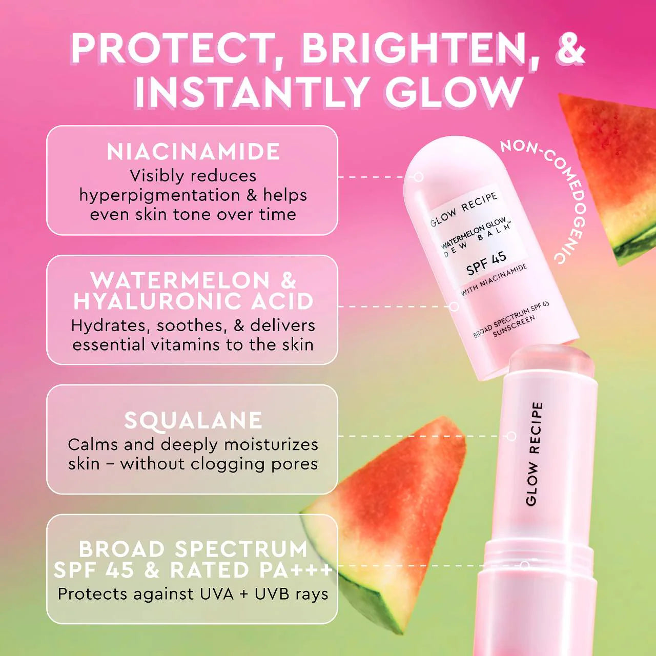 Glow Recipe Watermelon Glow Niacinamide Dew Balm SPF 45