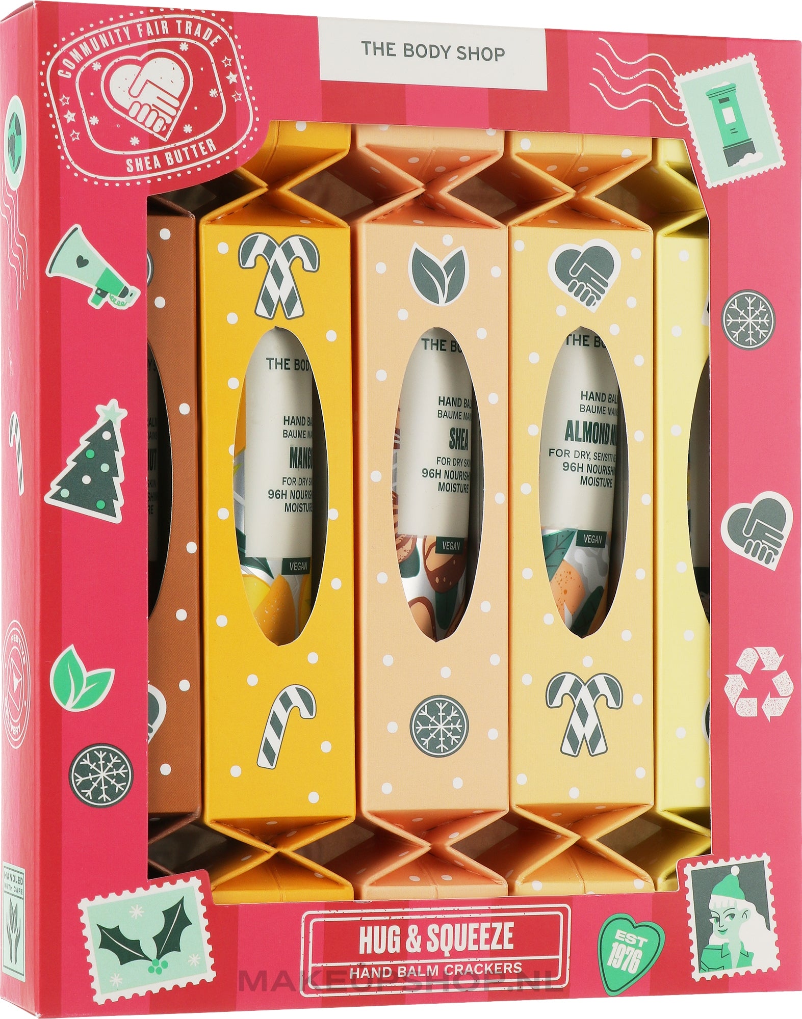 The Body Shop Hug & Squeeze Hand Cream Cracker Gift Set