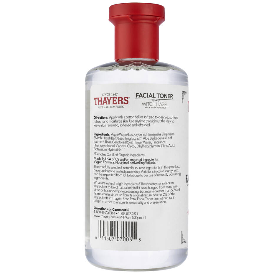 Thayers Facial Toner - Rose Petal