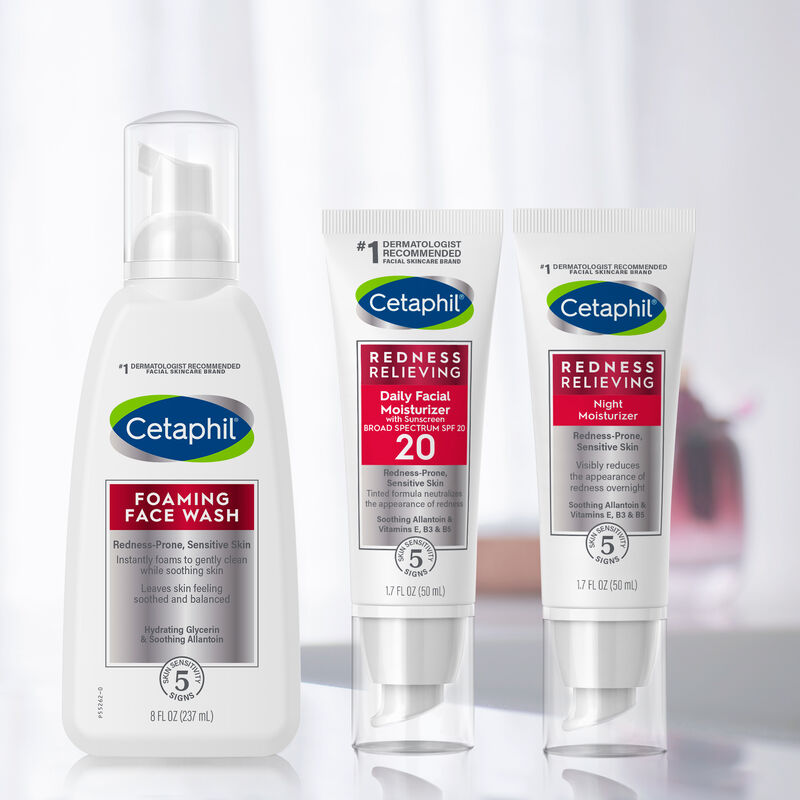 Cetaphil Foaming Face Wash For Redness Prone Skin