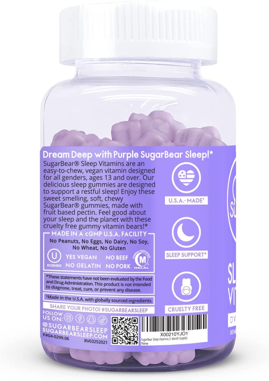 SugarBear Sleep Deep 5‑HTP Vitamin Gummies