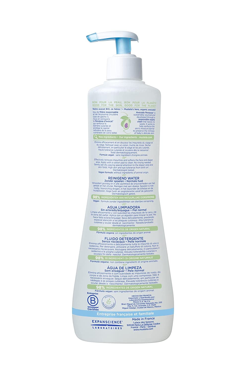 Mustela No Rinse Cleansing Water