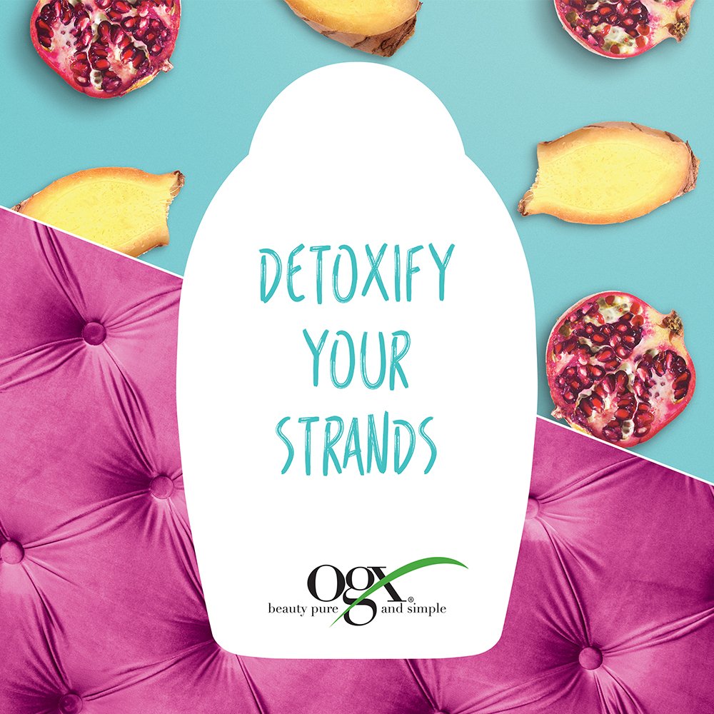 OGX Detoxifying+ Pomegranate & Ginger Shampoo