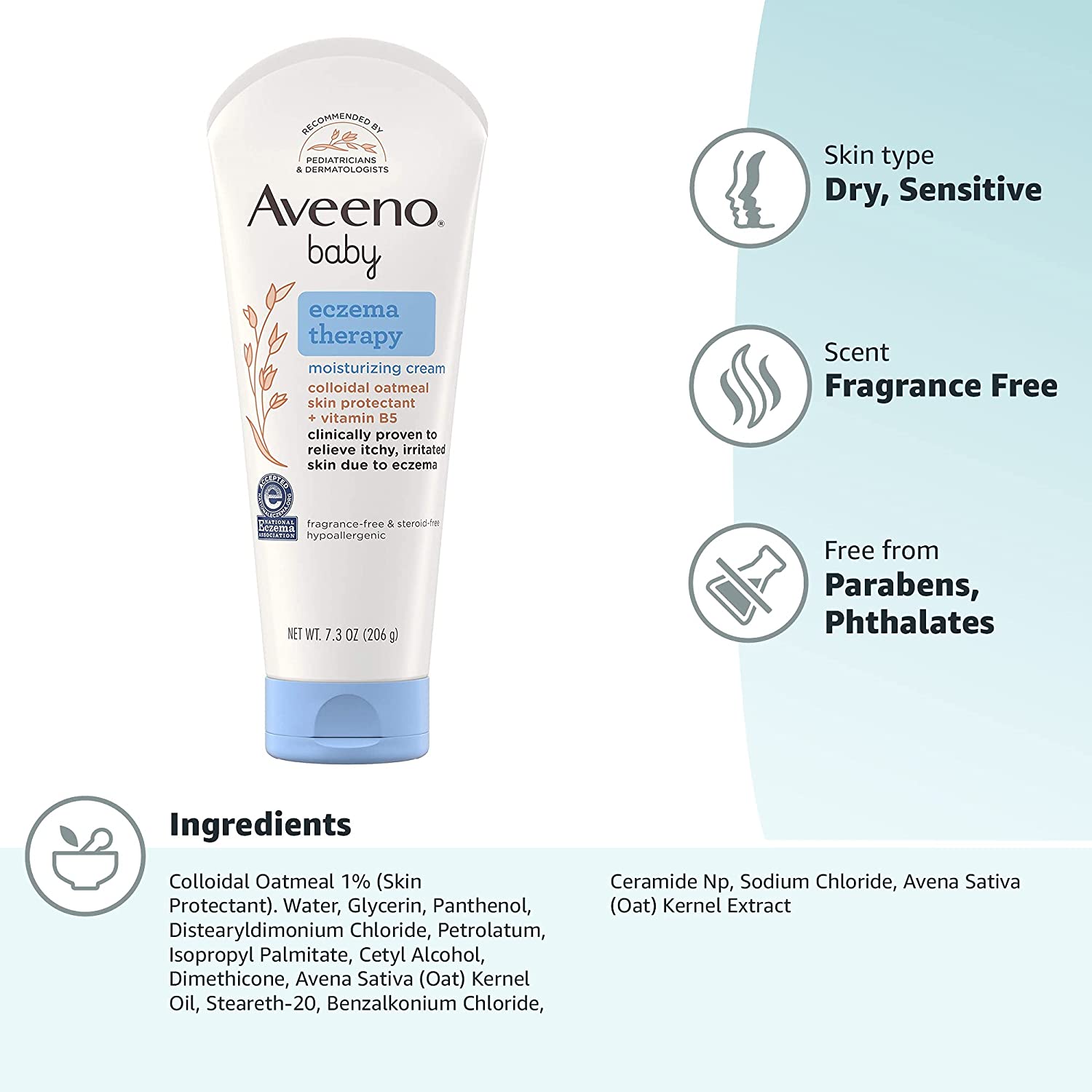 Aveeno Baby Eczema Therapy Moisturizing Cream