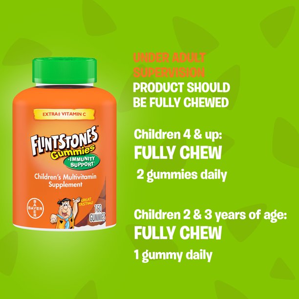 Flintstones Immunity Support Multivitamin Gummies