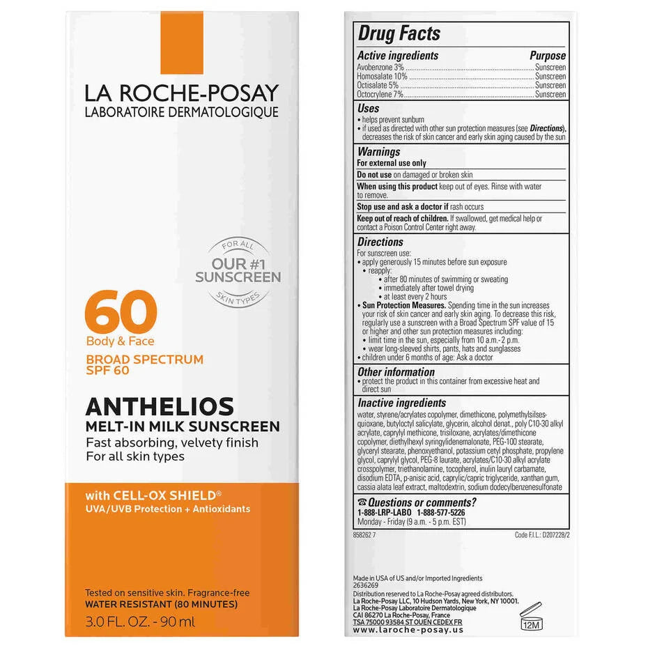 La Roche-Posay Anthelios Melt-In Milk Sunscreen SPF 60