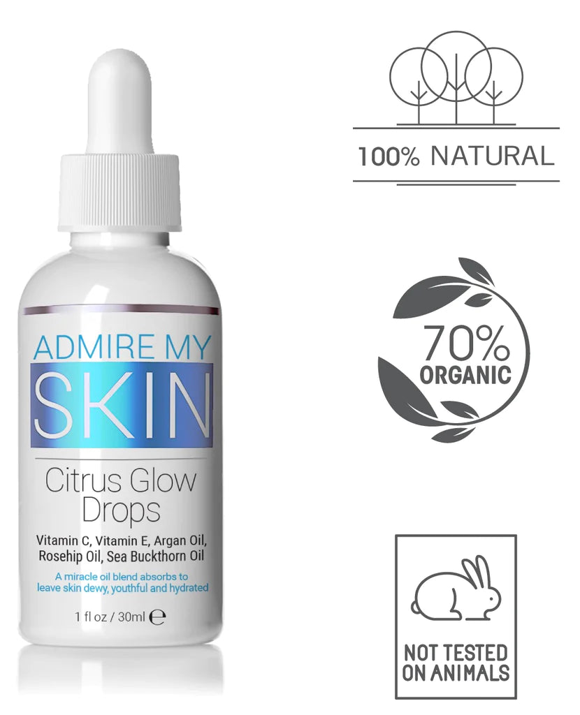 Admire My Skin Citrus Glow Drops - Vitamin C Oil