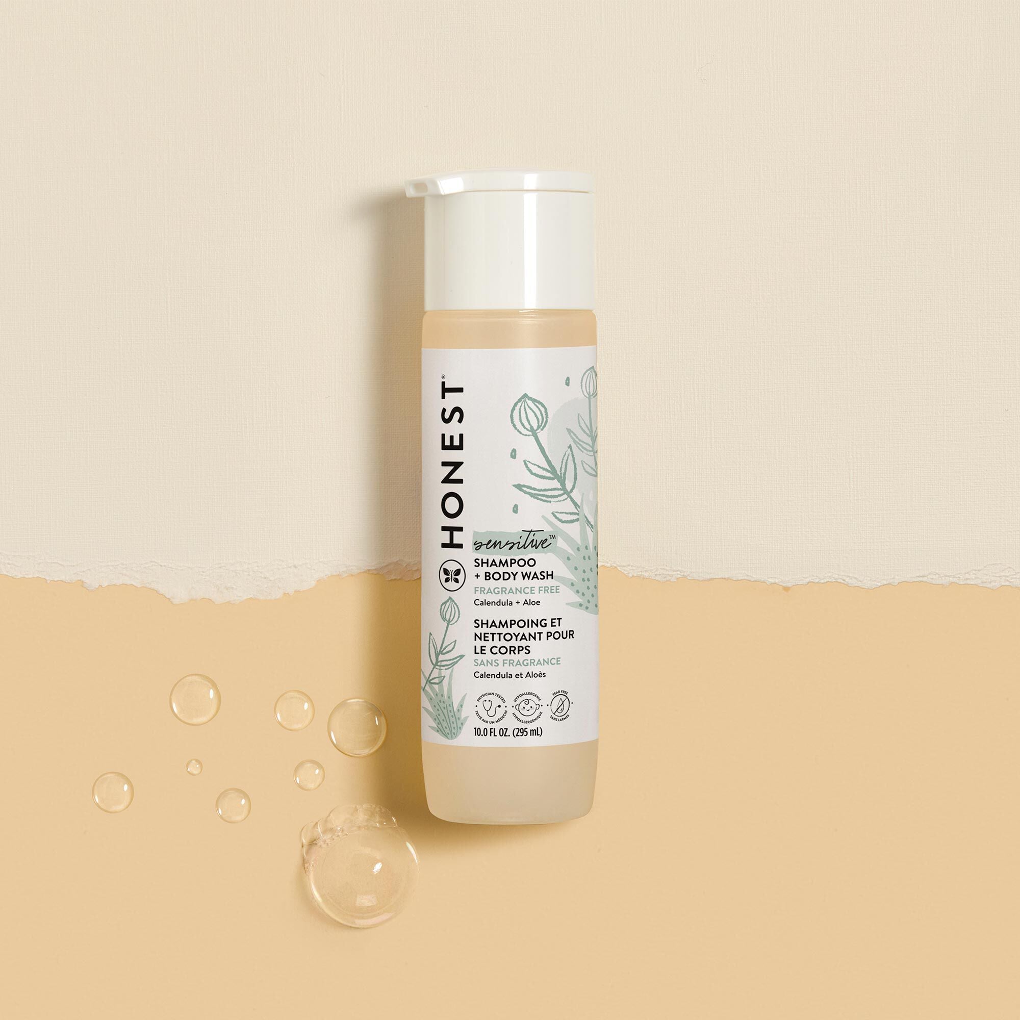 The Honest Co. Shampoo + Body Wash - Sensitive, Fragrance Free