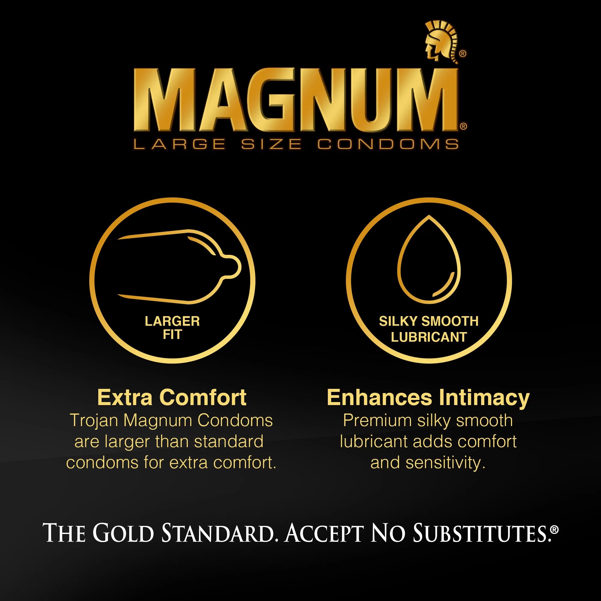 Trojan Magnum Thin Lubricated Condoms