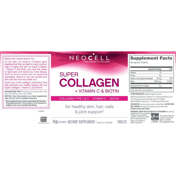 Neocell Super Collagen + Vitamin C & Biotin