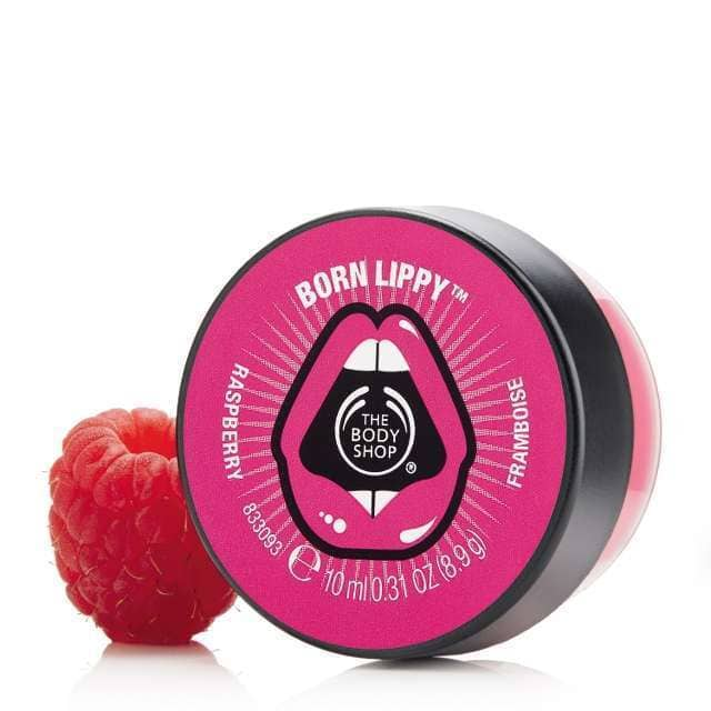 The Body Shop Born Lippy Lip Balm Pot - Raspberry