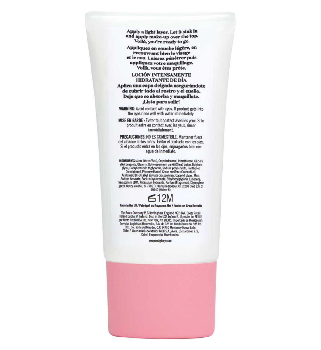 Soap & Glory Speed Plump Intensely Hydrating Day Lotion