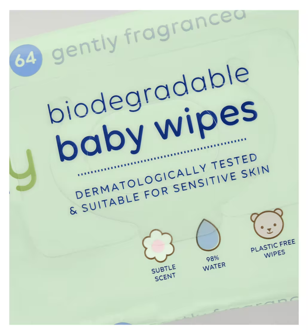 Boots Baby Gently Fragranced Biodegradable Baby Wipes