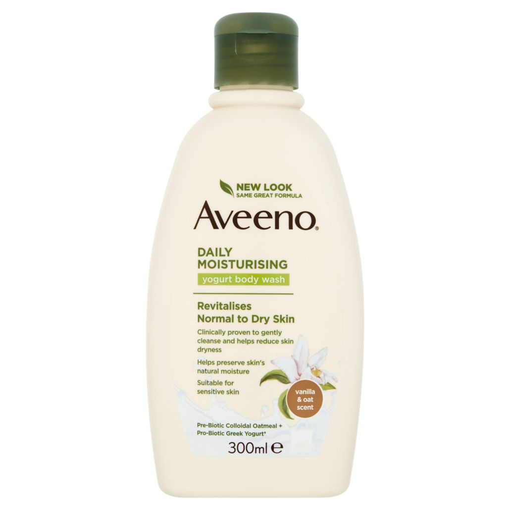 Aveeno Daily Moisturising Yogurt Body Wash – Vanilla & Oat Scented