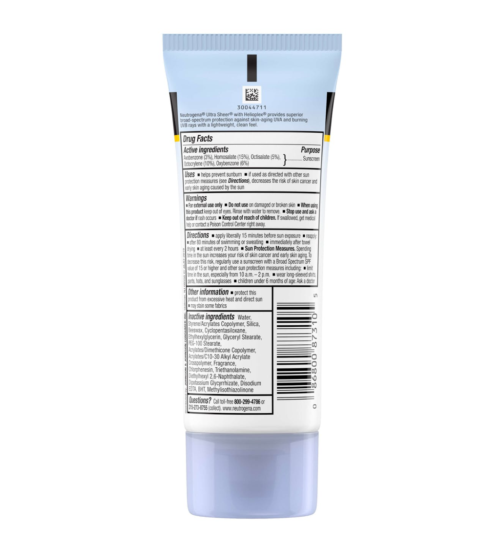 Neutrogena Ultra Sheer Dry Touch Sunscreen SPF 100+