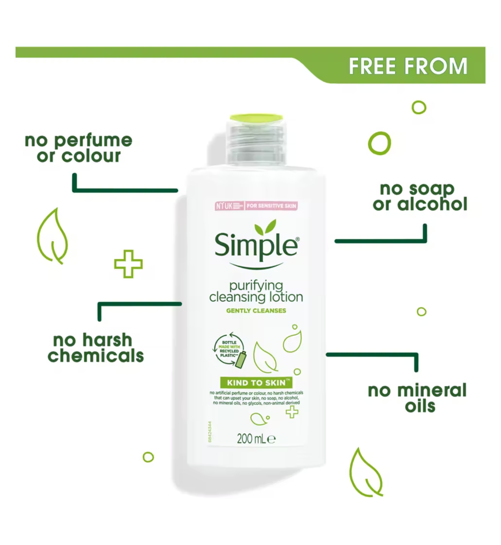 Simple Kind to Skin Purifying Cleansing Lotion