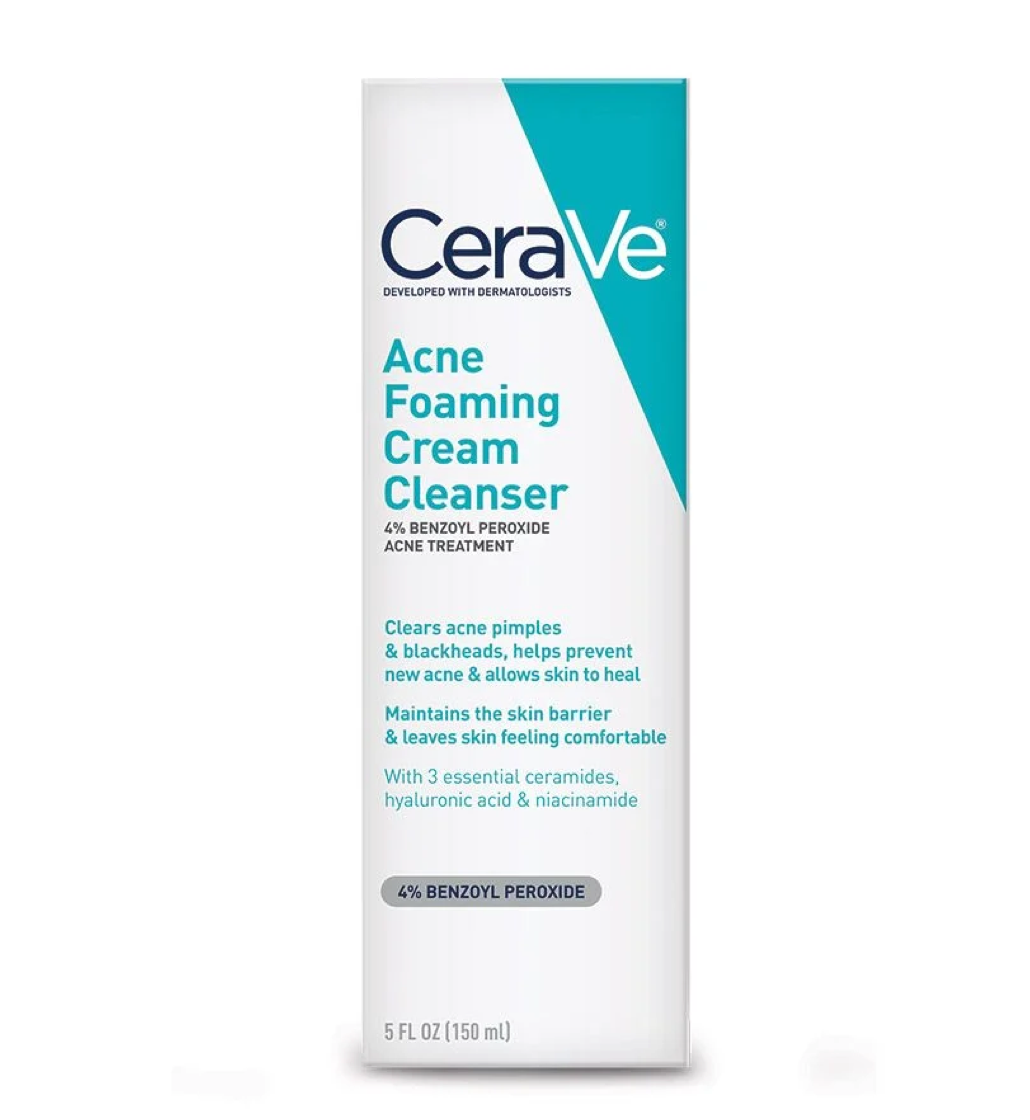 CeraVe Acne Foaming Cream Cleanser 4%