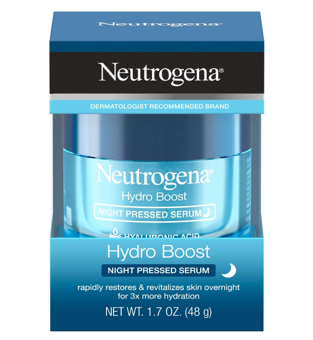 Neutrogena Hydro Boost Night Pressed Face Serum With Hyaluronic Acid