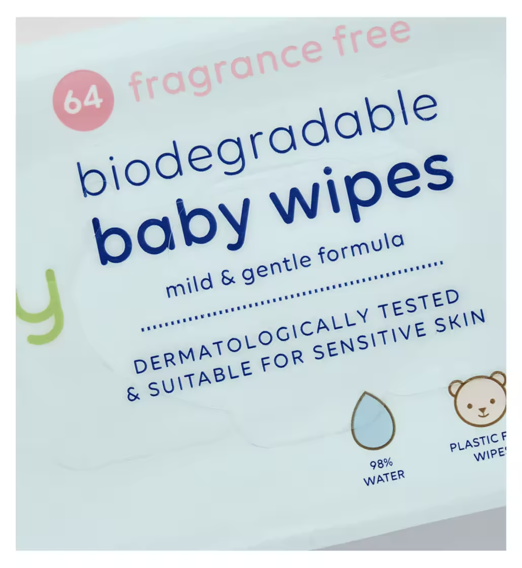 Boots Baby Fragrance Free Biodegradable Baby Wipes