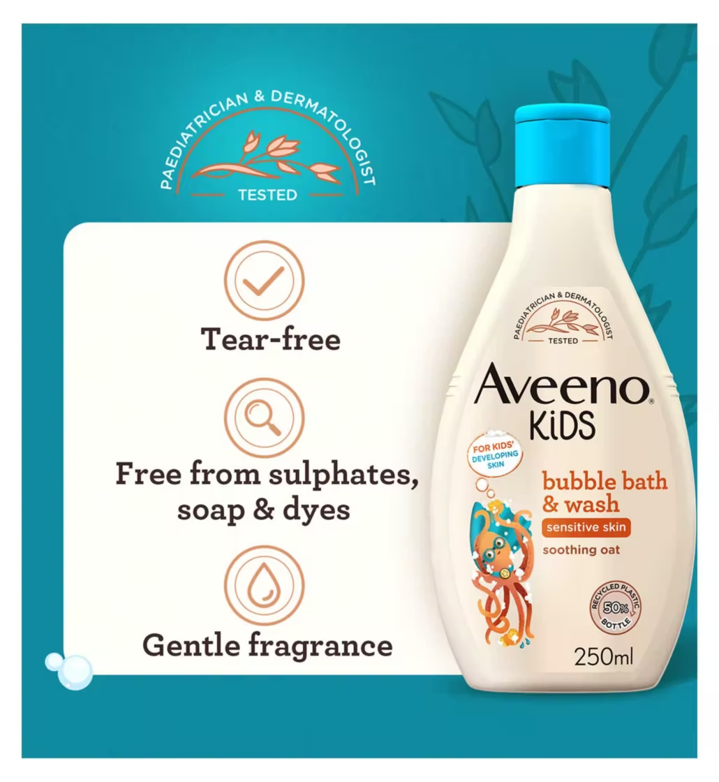 Aveeno Kids Bubble Bath & Wash