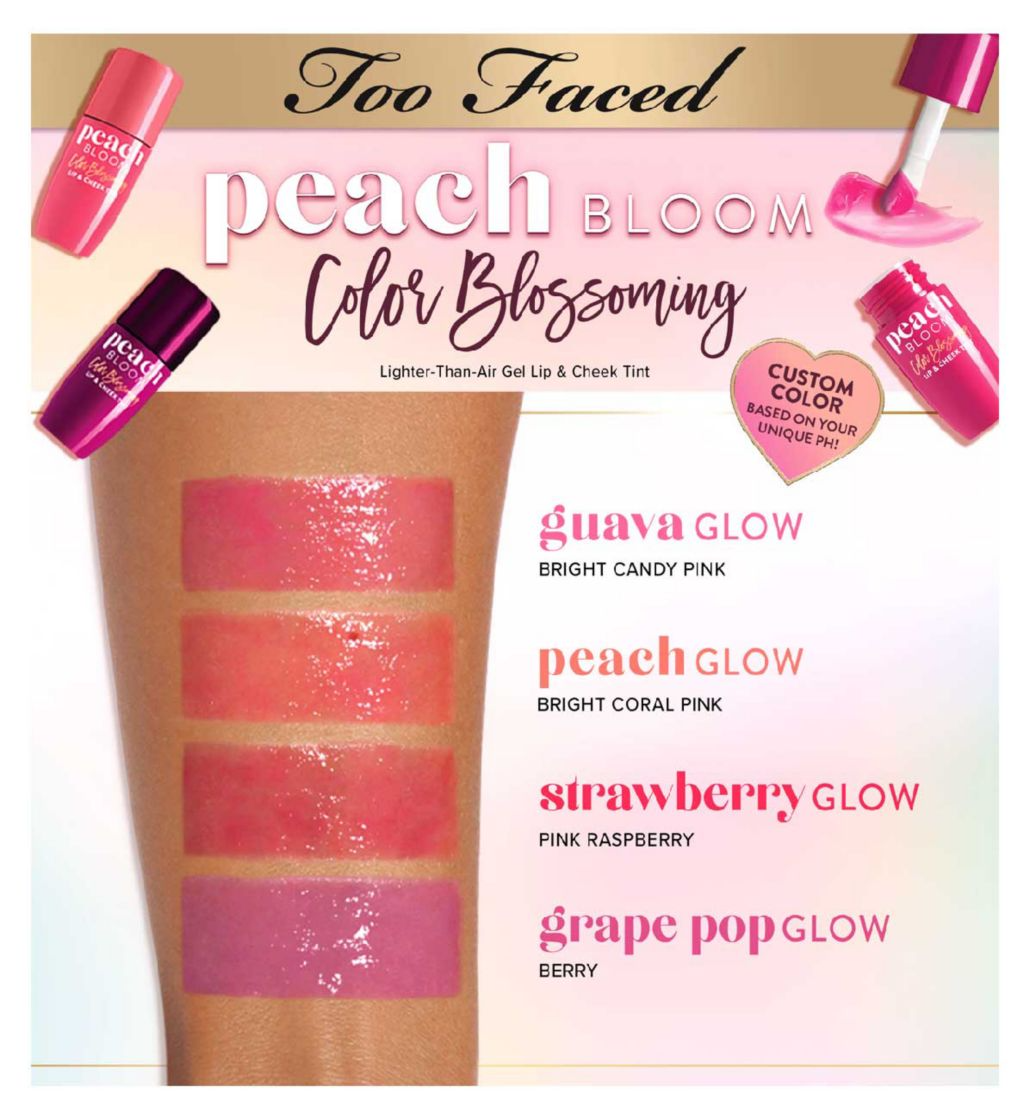 Too Faced Peach Bloom Colour Blossoming Lip & Cheek Tint