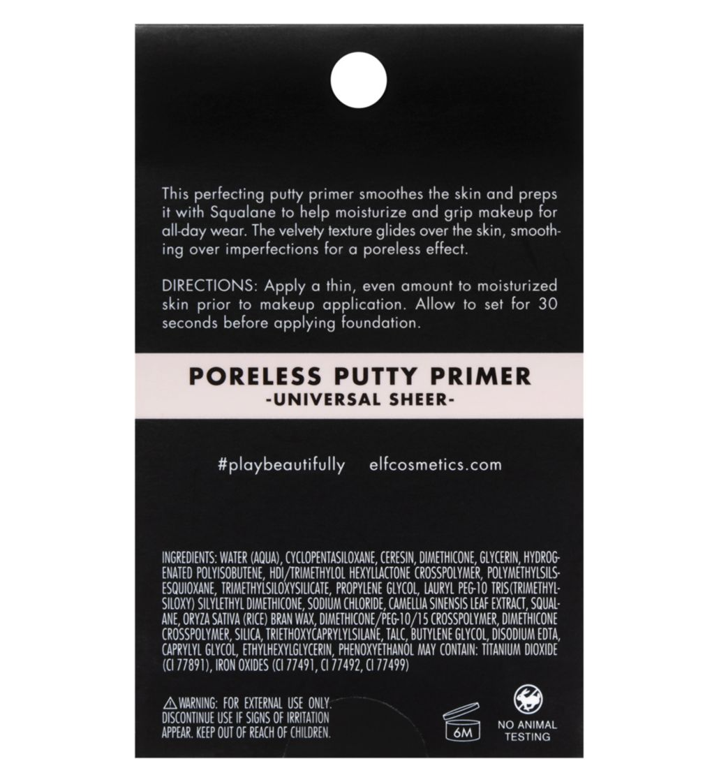 e.l.f. Poreless Putty Primer Universal Sheer