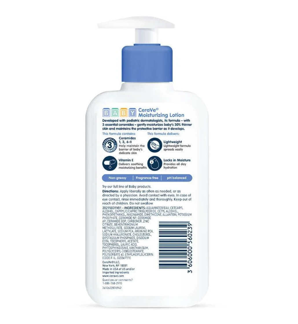 CeraVe Baby Moisturizing Lotion