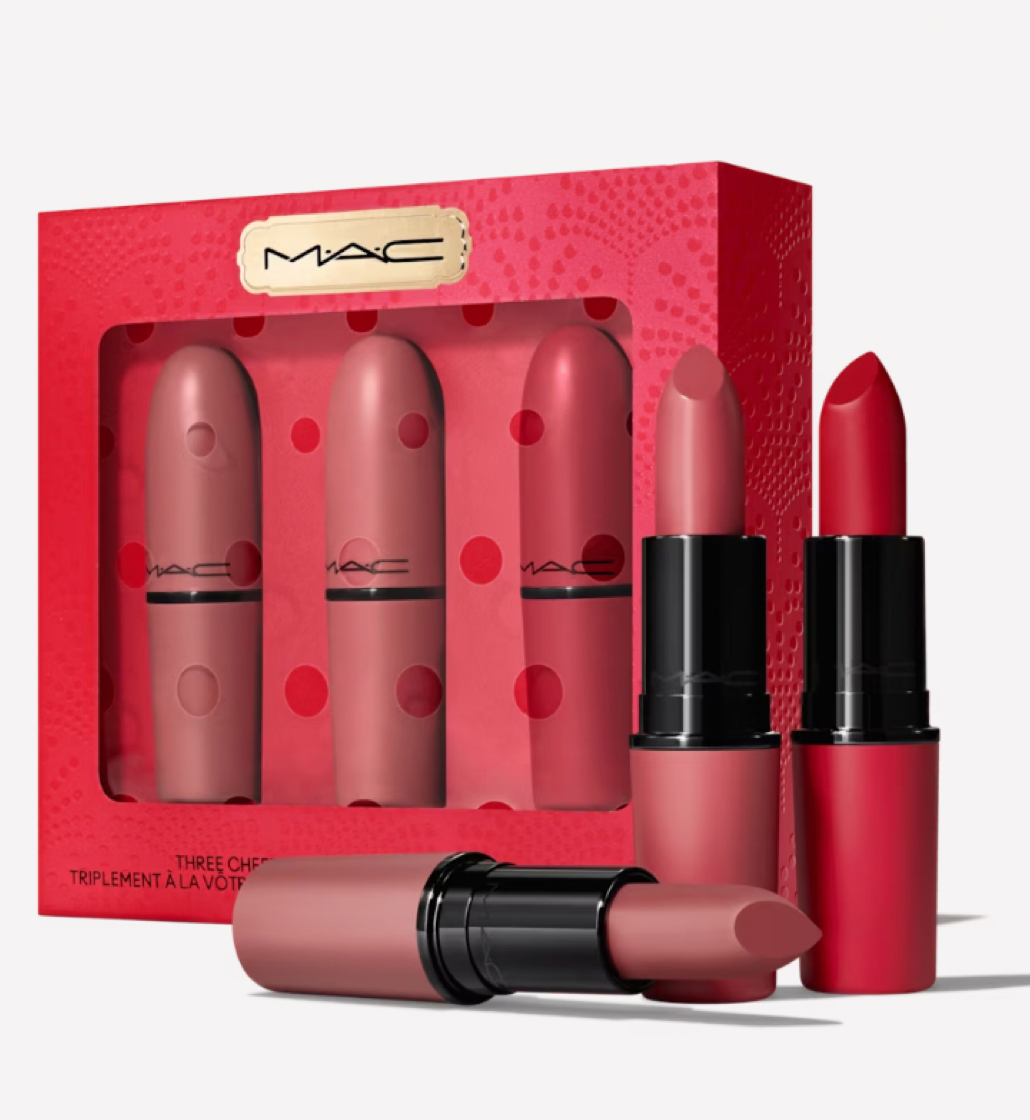 MAC Three Cheers Lipstick Trio Set