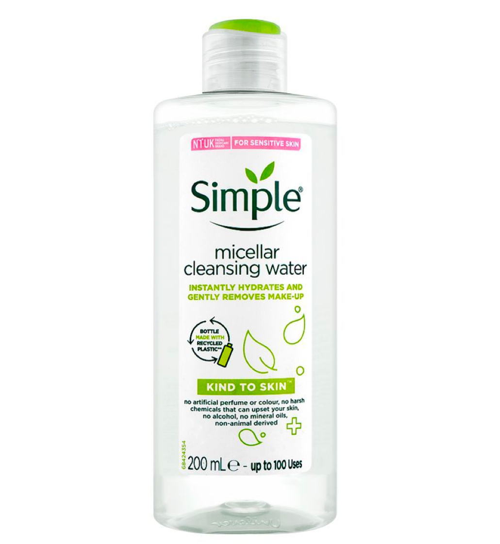 Simple Kind to Skin Micellar Cleansing Water