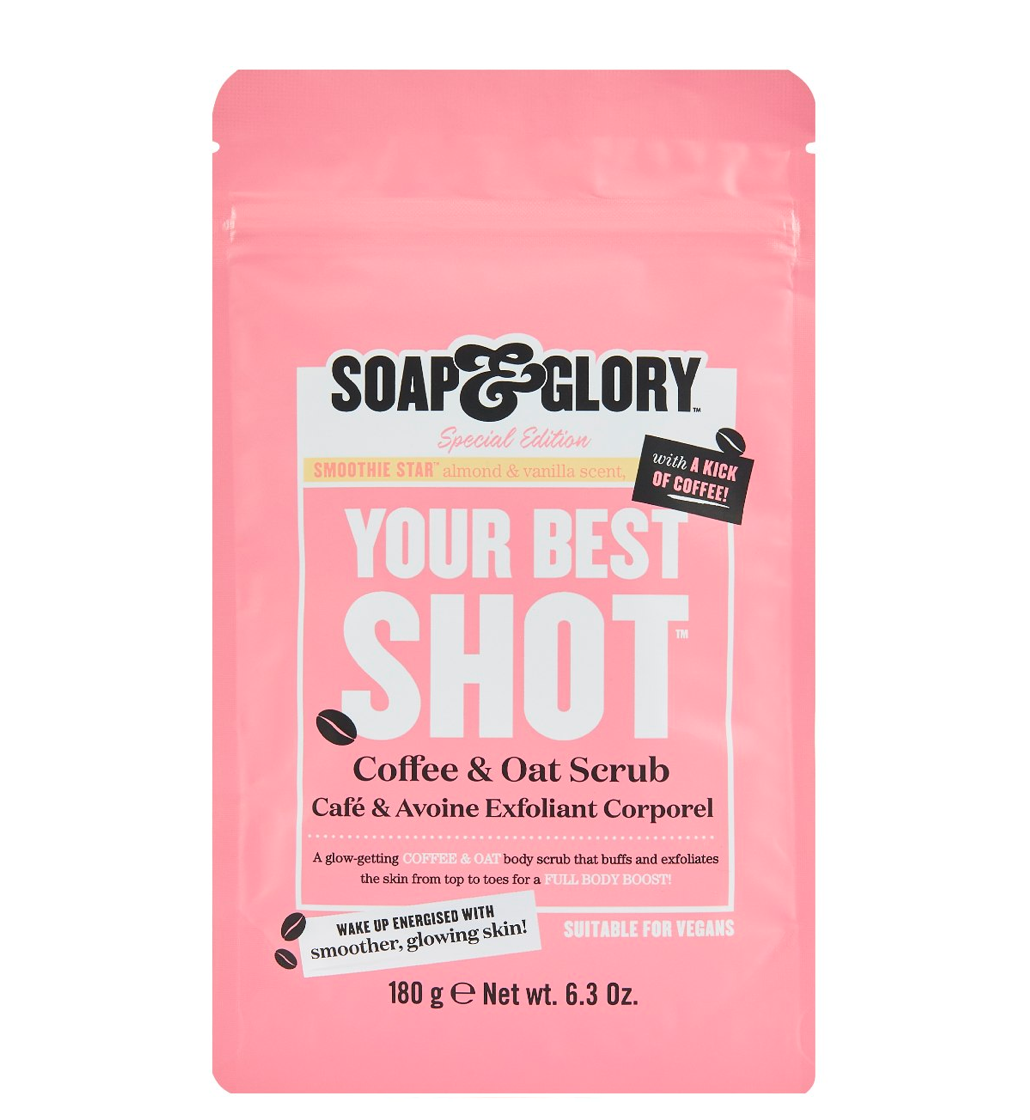 Soap & Glory Smoothie Star Your Best Shot Coffee & Oat Exfoliating Body Scrub