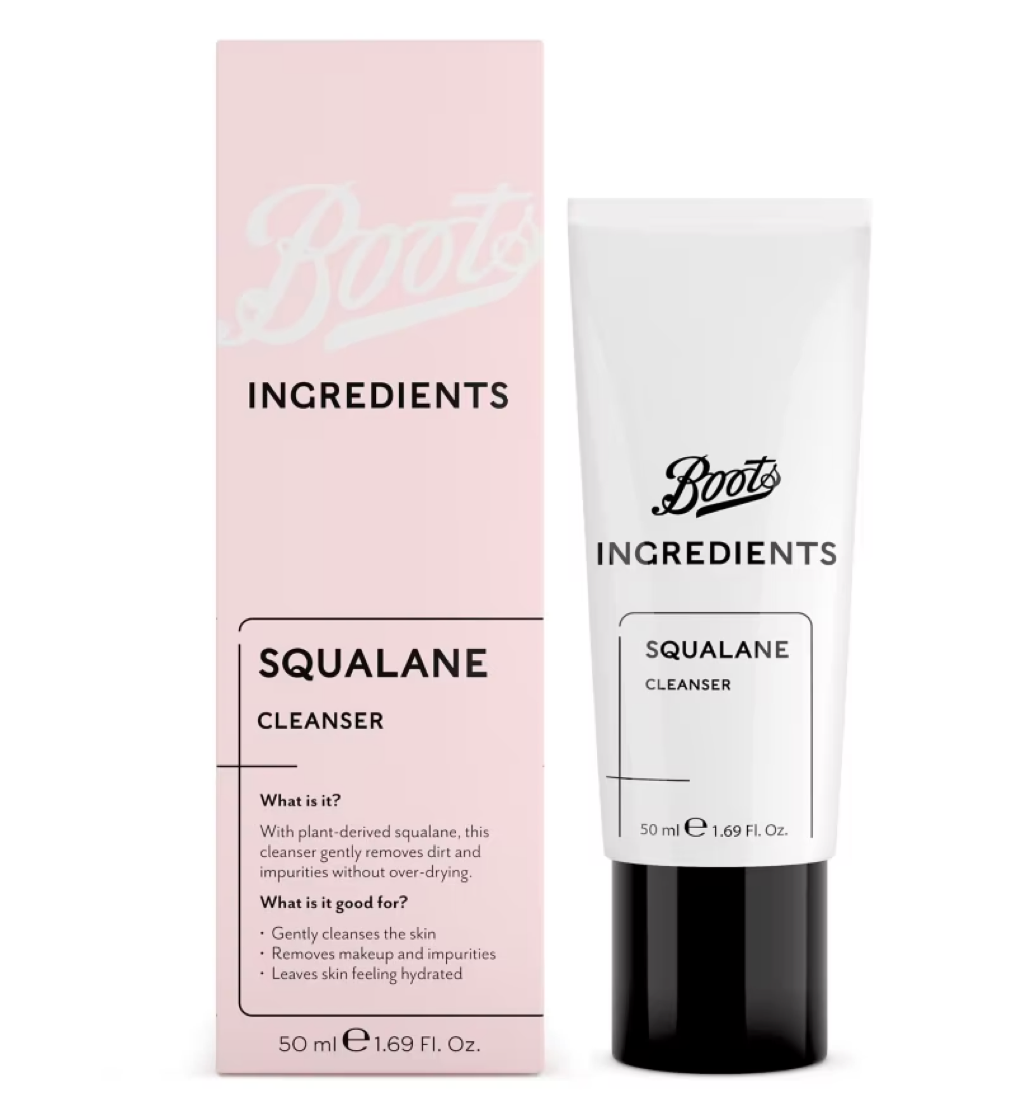 Boots Ingredients Squalane Cleanser